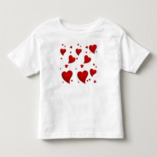 Red Heart Christmas Merry Xmas Welcome 2022 Toddler T-Shirt