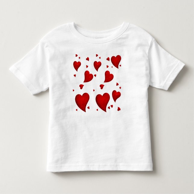 Red Heart Christmas Merry Xmas Welcome 2022   Toddler T-Shirt (Front)