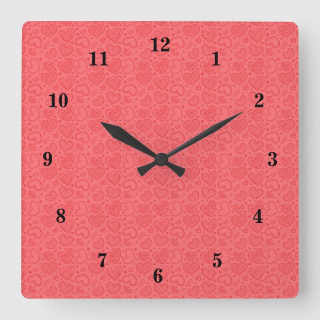 Red Heart Clock (Front)