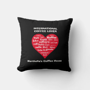 Red Heart COFFEE LOVER Cushion