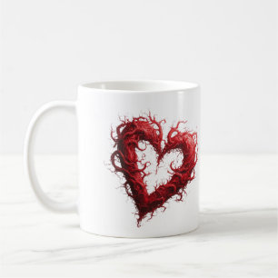Red Heart Coffee Mug