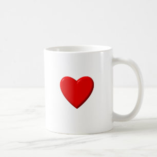 Red Heart Coffee Mug