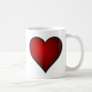 Red Heart Coffee Mug