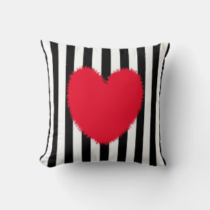 Red heart cushion