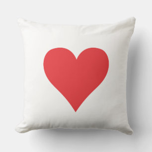 Red heart cushion
