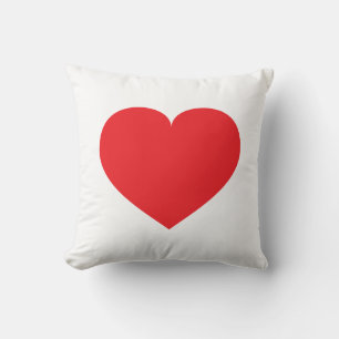 Red heart cushion