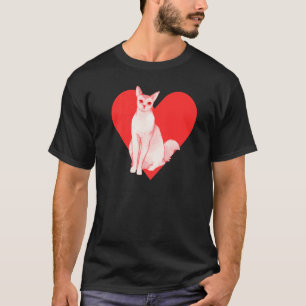 Red Heart Cute Pet Best Friend Balinese Javenese C T-Shirt