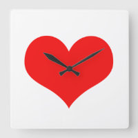 Red Heart Cute Valentine's Day White Custom Colour