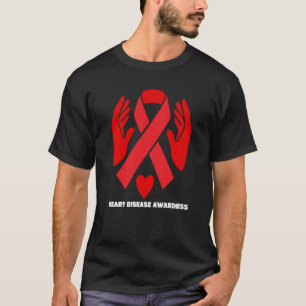 Red Heart Disease Awareness In February Heart Heal T-Shirt