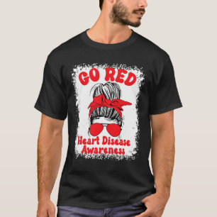 Red Heart Disease Awareness We Wear Red In Februar T-Shirt