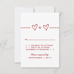 Red Heart Equation Response Card