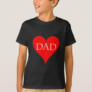 Red heart father's day gift T-Shirt