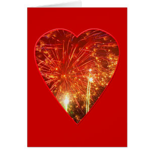 Red Heart Firework