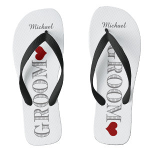 Red Heart Groom's Thongs