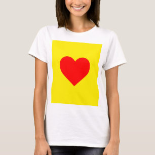 Red Heart Heat Pop Art  T-Shirt