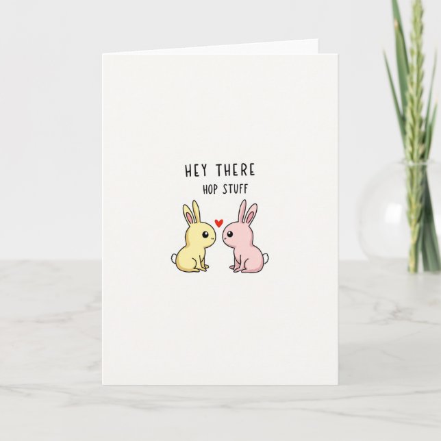 Red Heart Hop Stuff Card (Front)