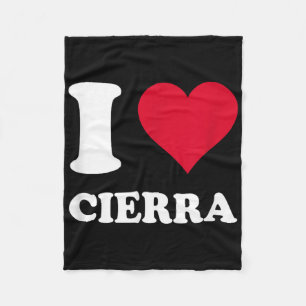 Red Heart I Love Cierra Fleece Blanket