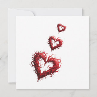 Red Heart Invitation