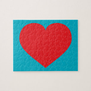 Red Heart Jigsaw Puzzle