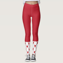 Red Heart Leggings