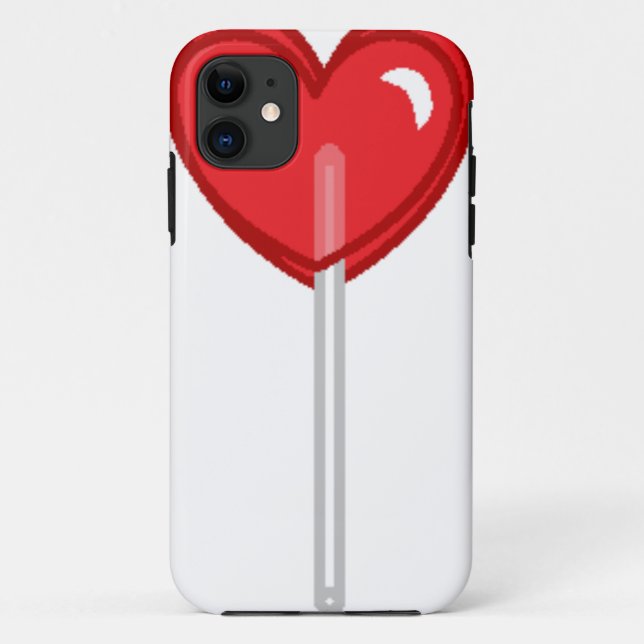 red heart lollipop Case-Mate iPhone case (Back)