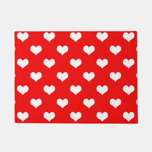 Red Heart Love Design Doormat