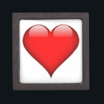 Red Heart Love Jewellery Box<br><div class="desc">Brilliant Colour Tones Digital Art Images and Computer Graphic Artworks</div>