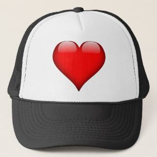 Red Heart Love Trucker Hat