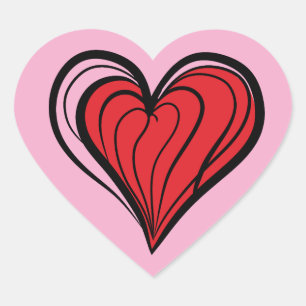 Red Heart - Lover Heart Sticker