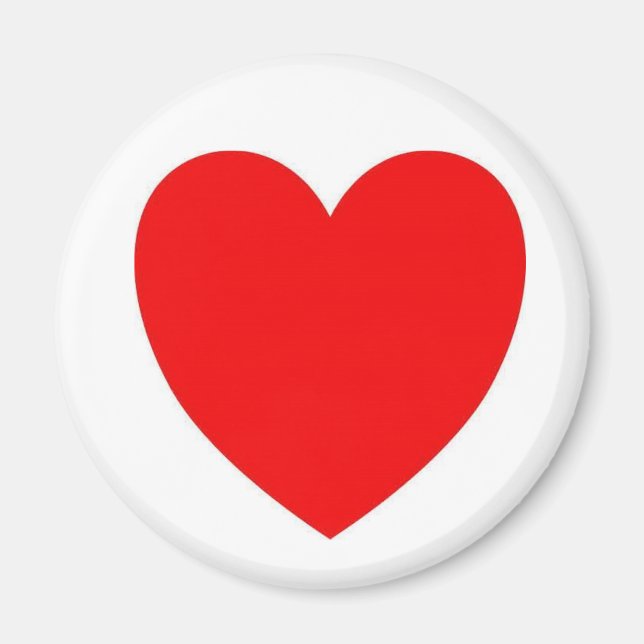 Red Heart Magnet (Front)