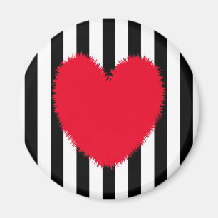 Red heart magnet