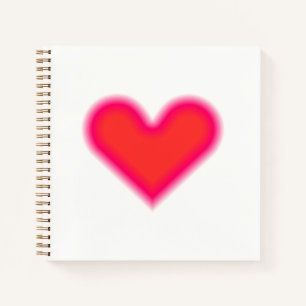 Red Heart  Notebook