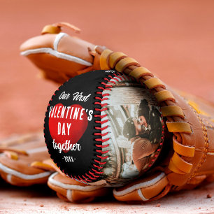 Red Heart Our First Valentine's Together 2 Photo  Baseball