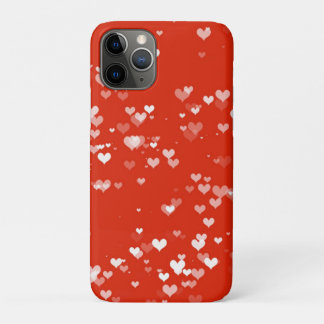 Red Heart Pattern iPhone 11 Pro Case