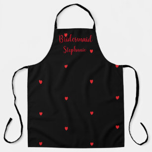 Red Heart Patterns Weddings Bridal Bridesmaid Apron