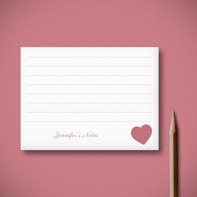 Red Heart Post-it Notes (Red Heart Post-it Notes)