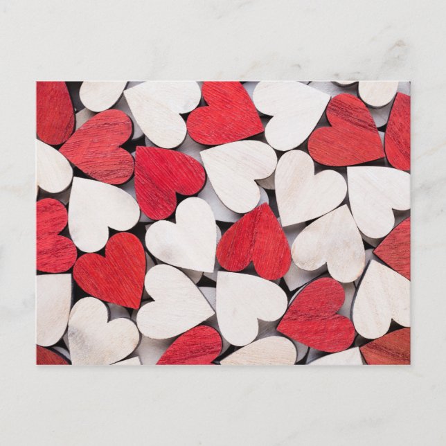 Red heart. postcard (Front)