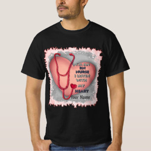 Red Heart RN Registered Nurse T-Shirt