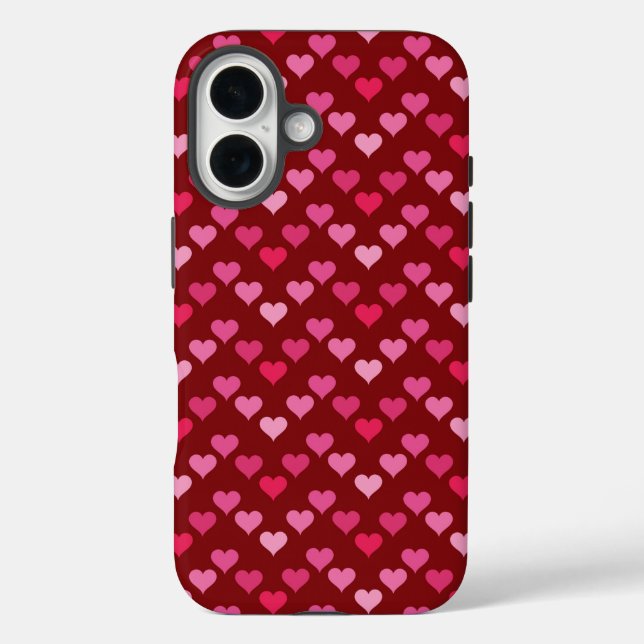 Red heart seamless  Case-Mate iPhone case (Back)