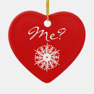 Red Heart Shape Christmas Proposal Decoration