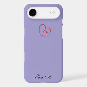 red heart shape colourful background personalised