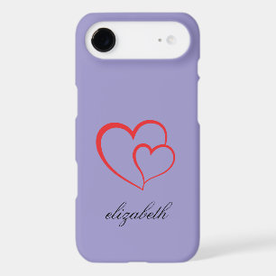 red heart shape colourful background personalised