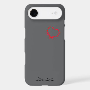red heart shape colourful background personalised