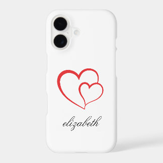 red heart shape withe background personalized