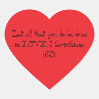 red heart stickers 1 corinthians 16:14