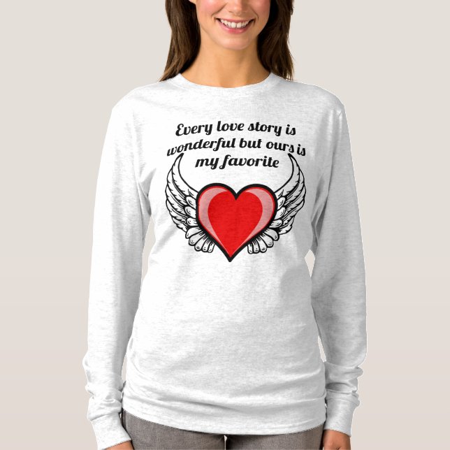 Red heart T-Shirt (Front)