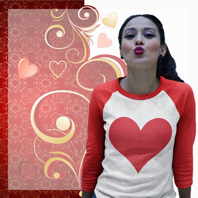Red Heart T-Shirt (Creator Uploaded)