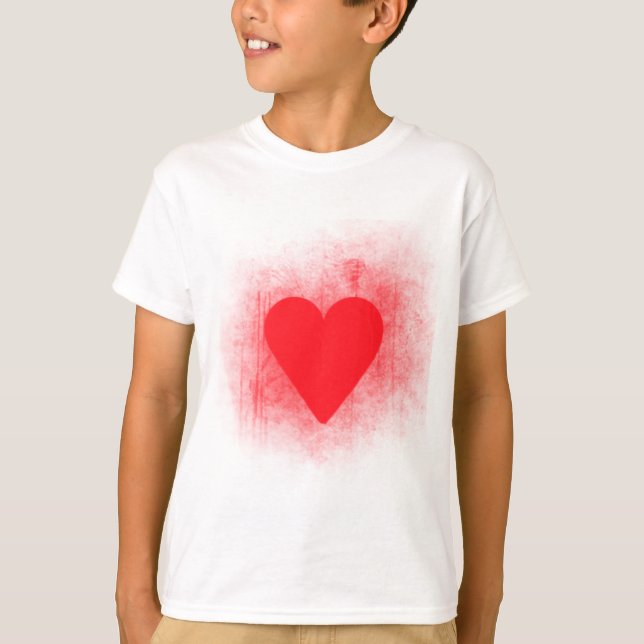 Red heart T-Shirt (Front)