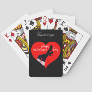 Red Heart Thigh-high Boots Valentine Thunder_Cove Playing Cards
