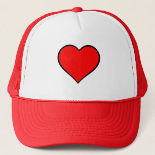Red Heart Trucker Hat